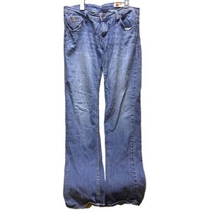 Apple Bottoms Jeans Women‎ 9/10 (33x32) Vintage Y2K Stretch Medium Wash Straight